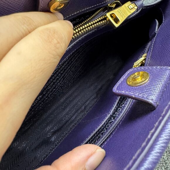 Prada Promenade Medium Leather Satchel Bag 650-081625 - Picture 15 of 15